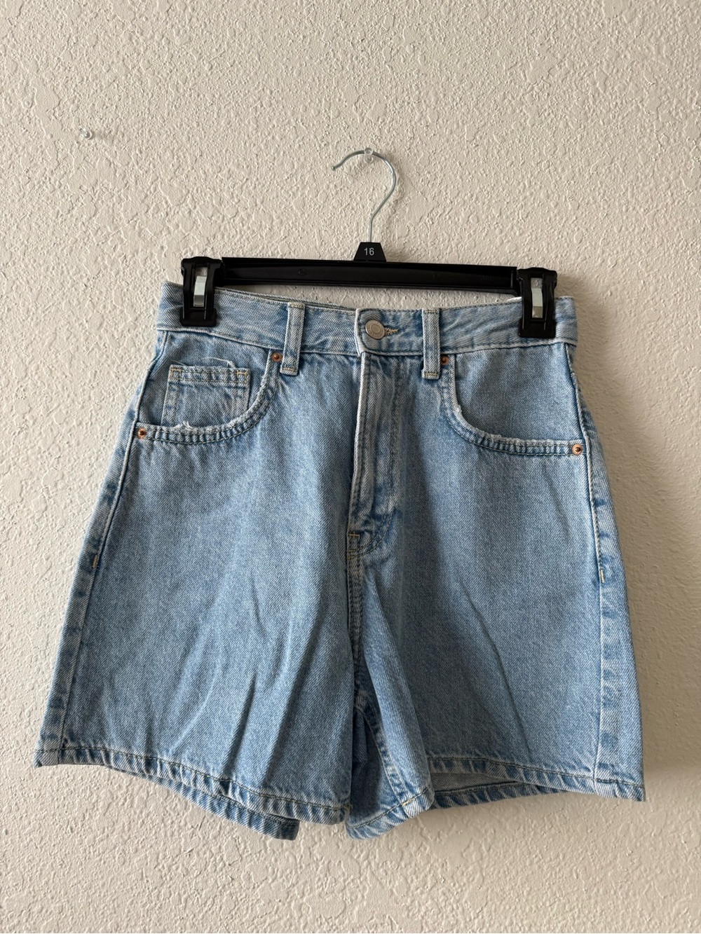 Bershka Light Blue Denim Jean Shorts
